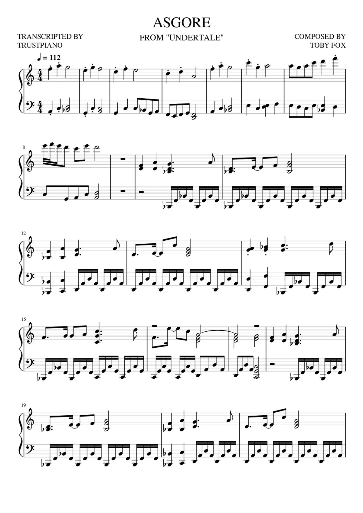 Bergentrückung/Asgore - Page 1