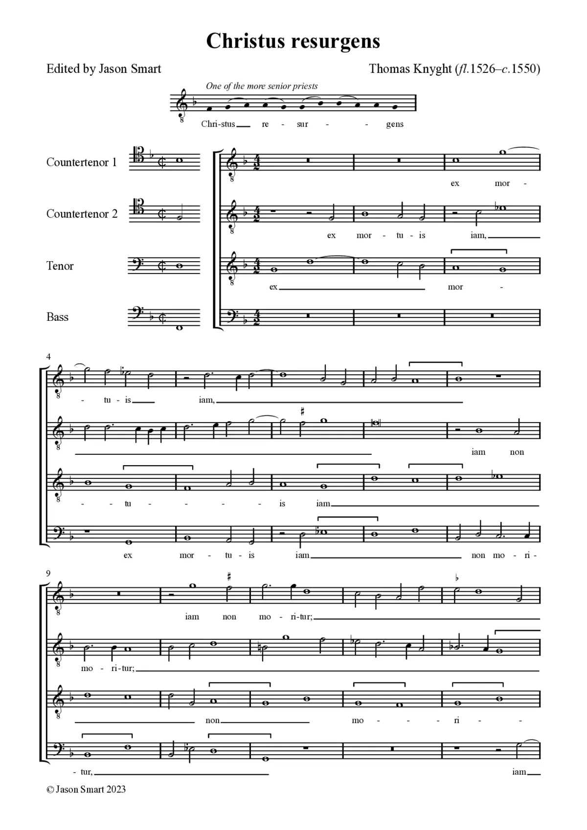 Christus resurgens - Page 1