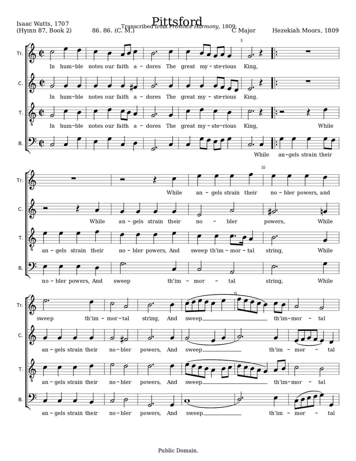Pittsford - Hezekiah Moors - Page 1