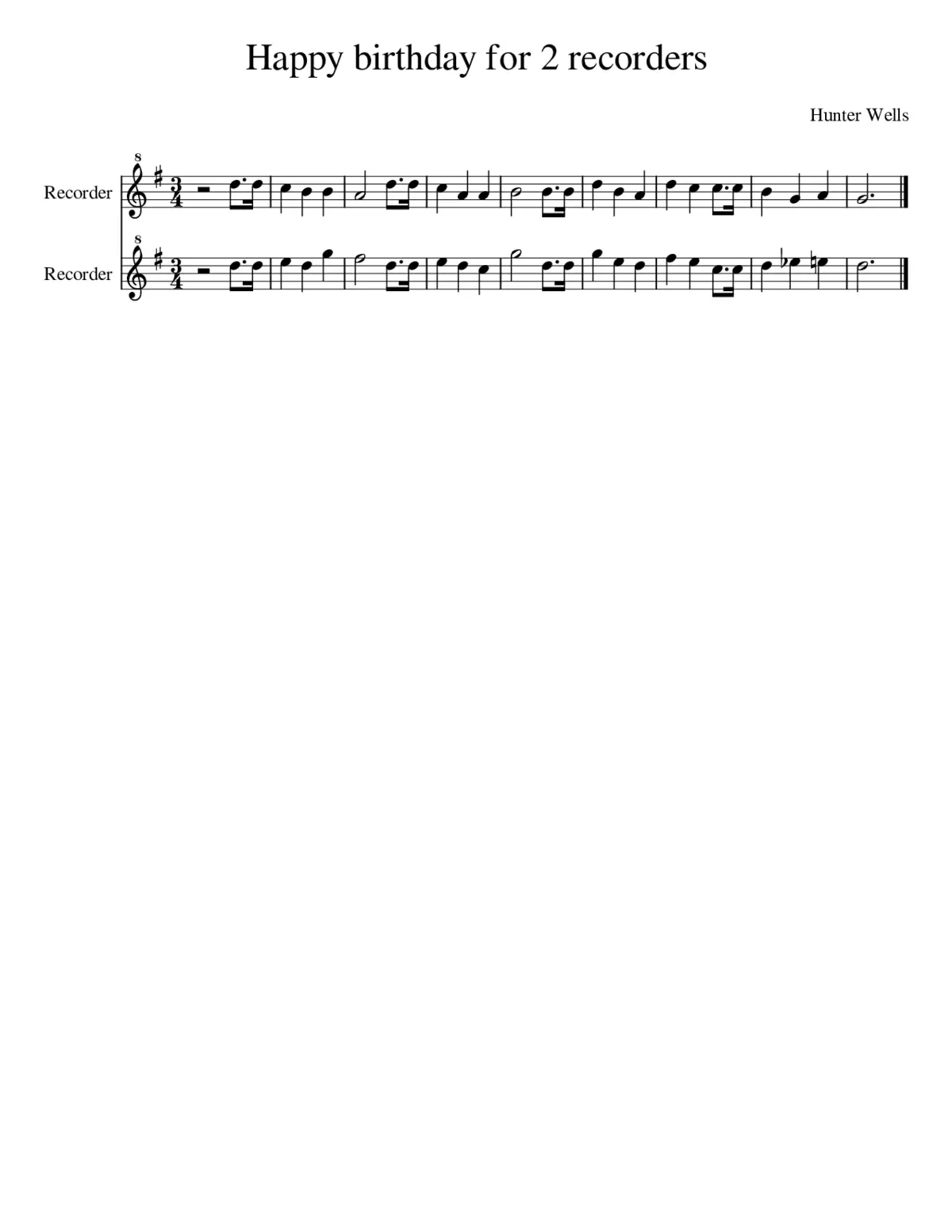 Happy Birthday to You - Page 1