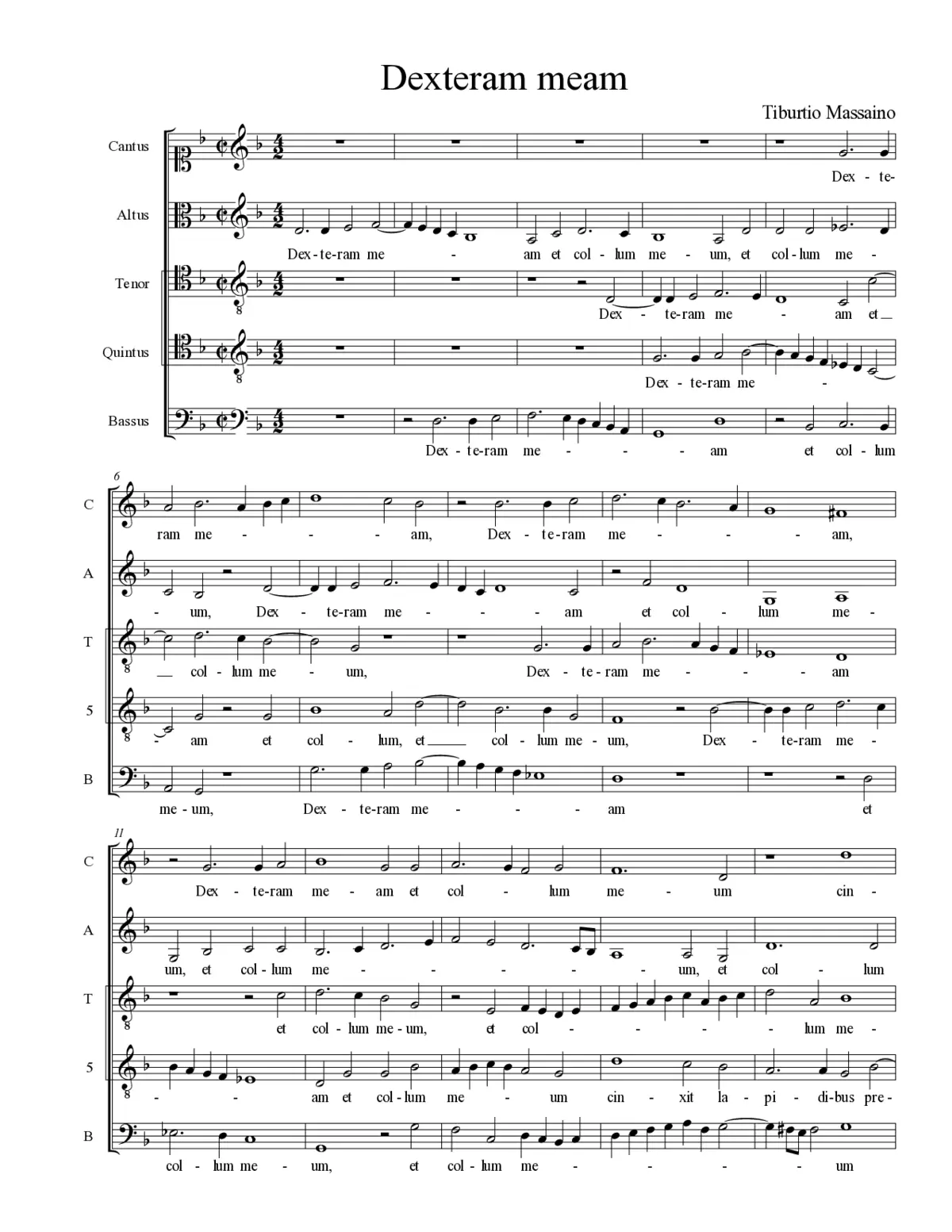 Dexteram meam - Page 1