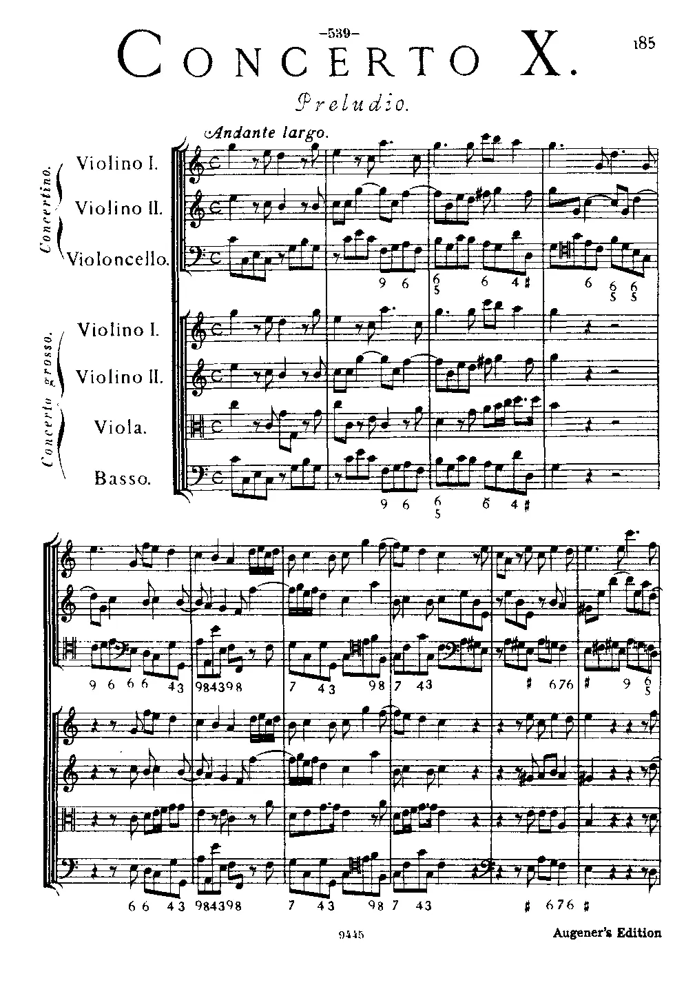 Concerto grosso in C major - Page 1