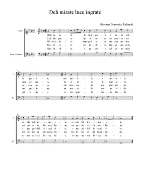 Deh mirate luce ingrate