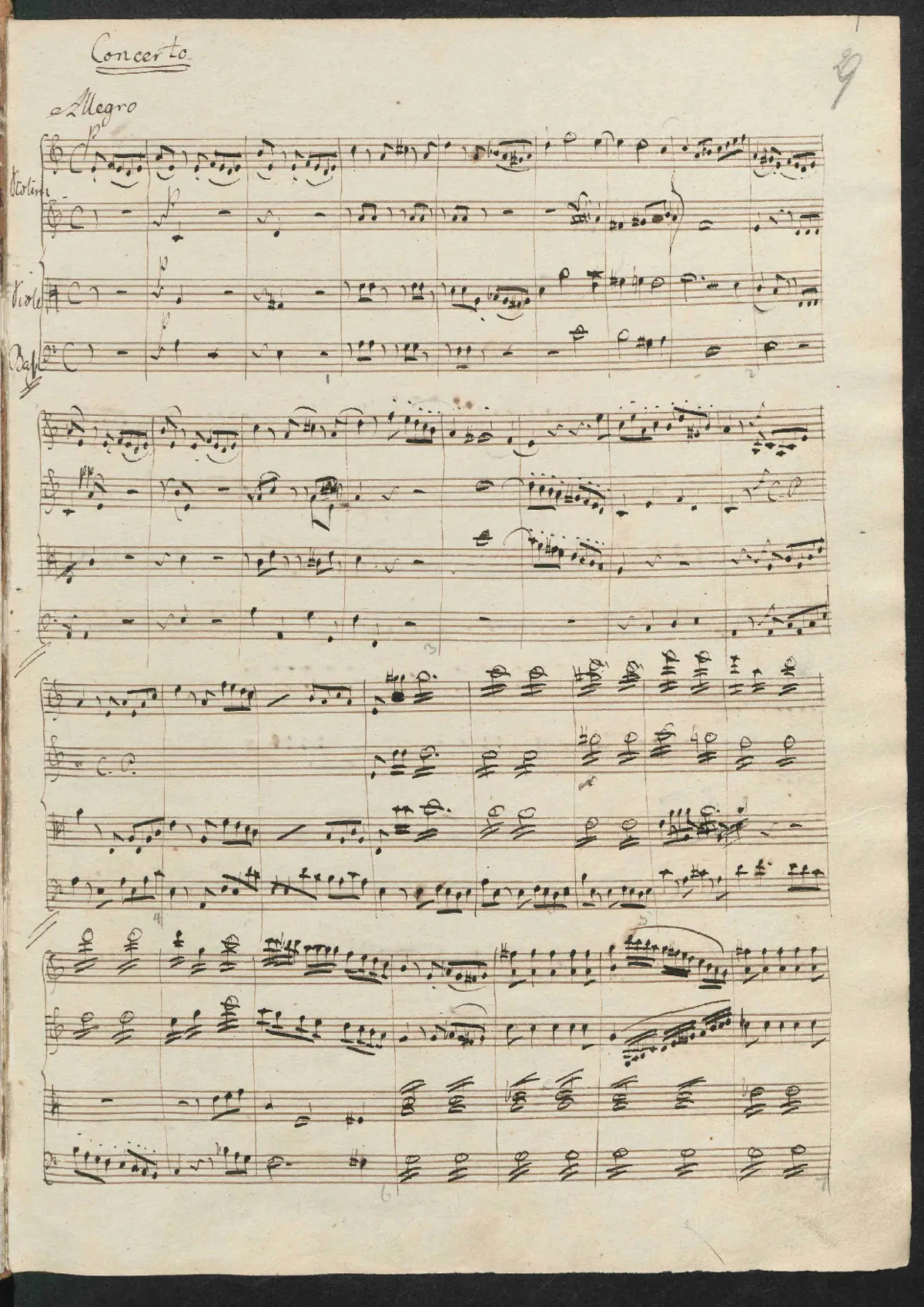 Piano Concerto in A minor - Page 1