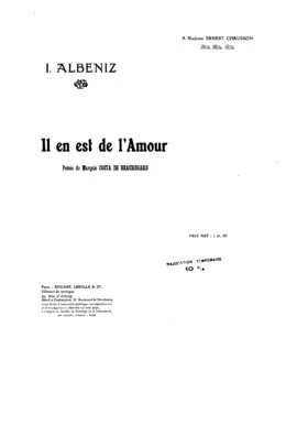 Il en est de l'amour