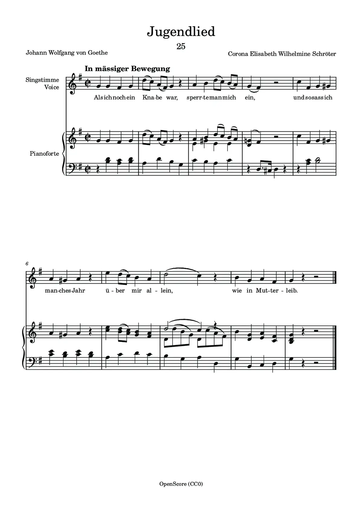 Jugendlied - Page 1