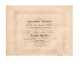 6 Deutsche Lieder