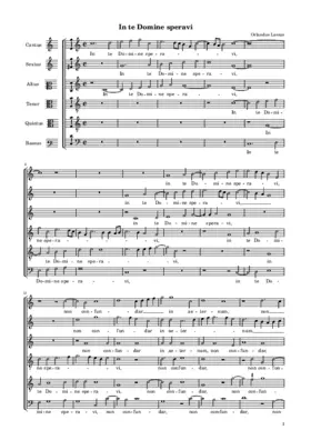 In te Domine speravi