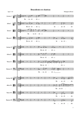 Benedictio et claritas