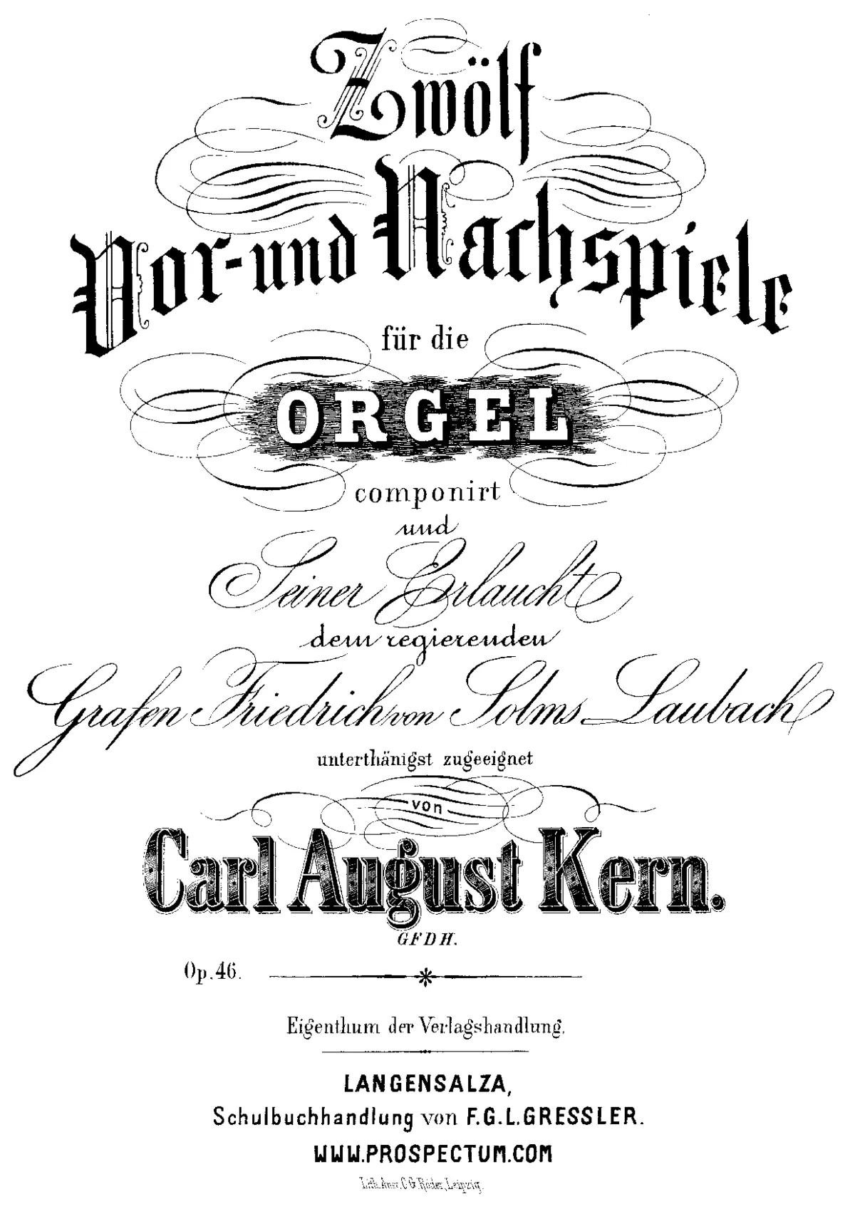 12 Vor- und Nachspiele für die Orgel - Page 1
