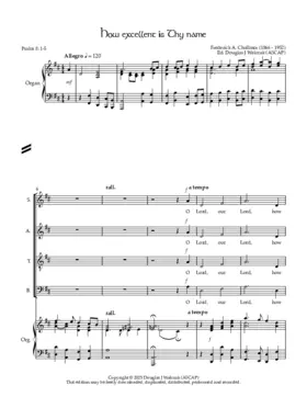 How excellent is Thy name