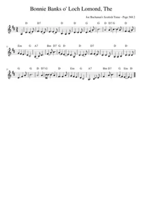 The Bonnie Banks o' Loch Lomond