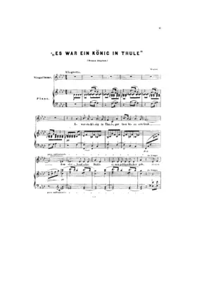 Es war ein König in Thule