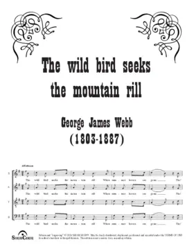 The wild bird seeks the mountain rill