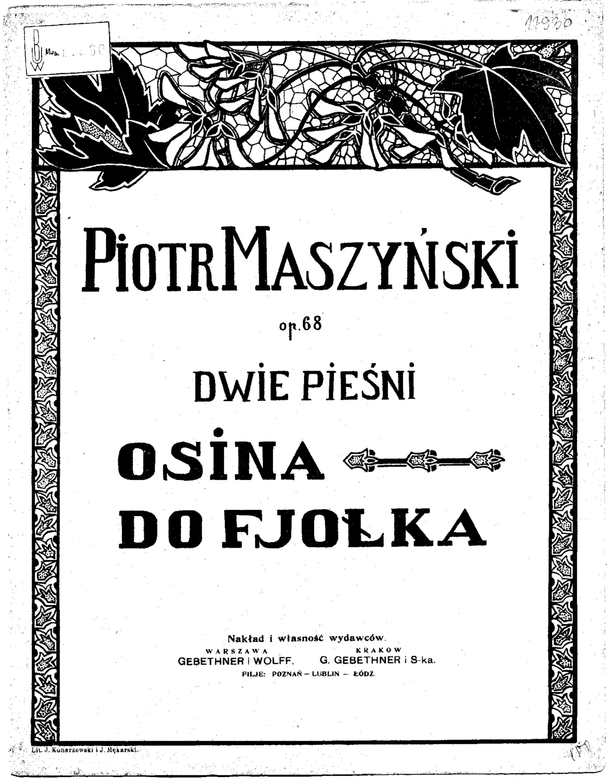 2 Pieśni - Page 1
