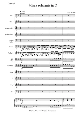 Missa solemnis in D