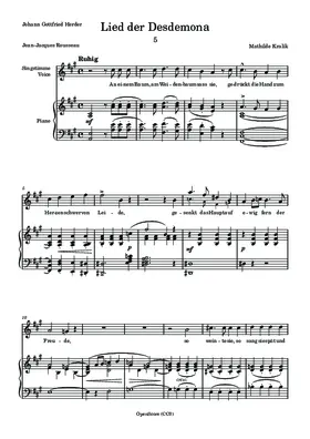 Lied der Desdemona