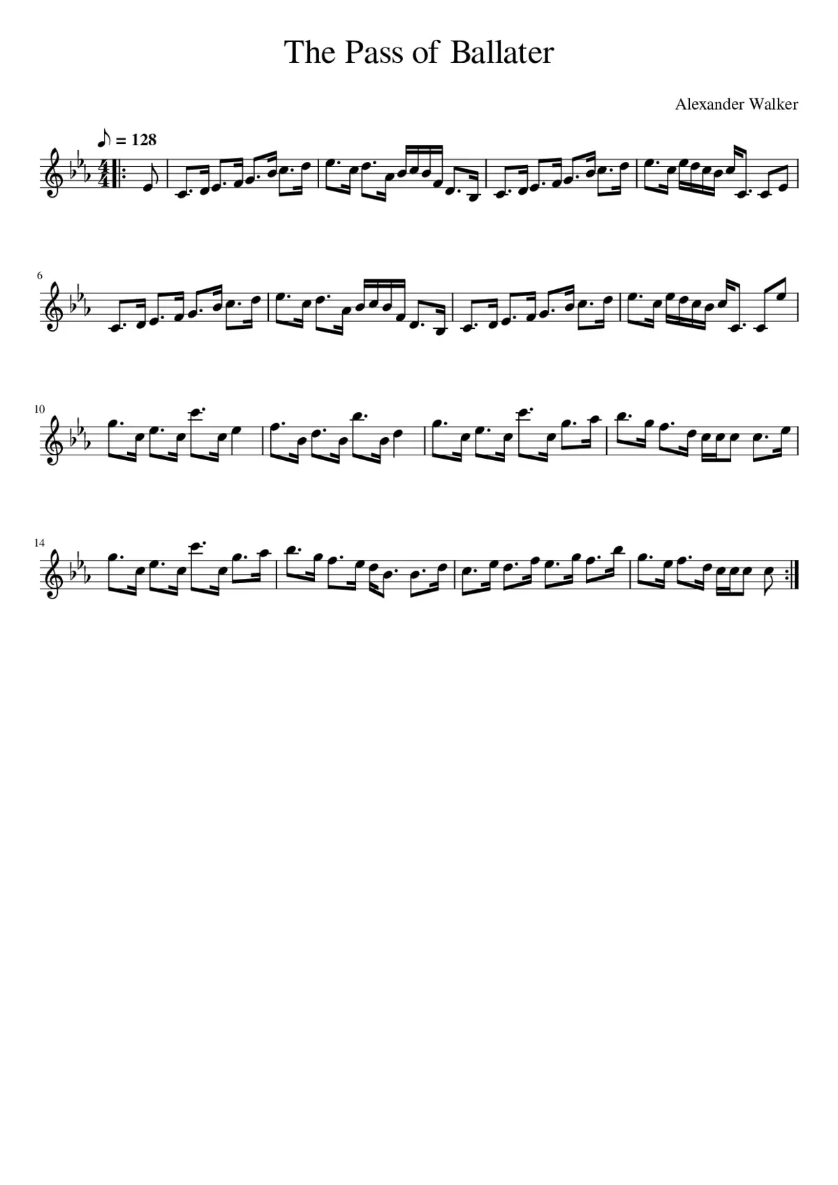 The Pass of Ballater - Page 1