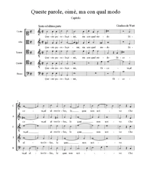 Queste parole, oimè, ma con qual modo