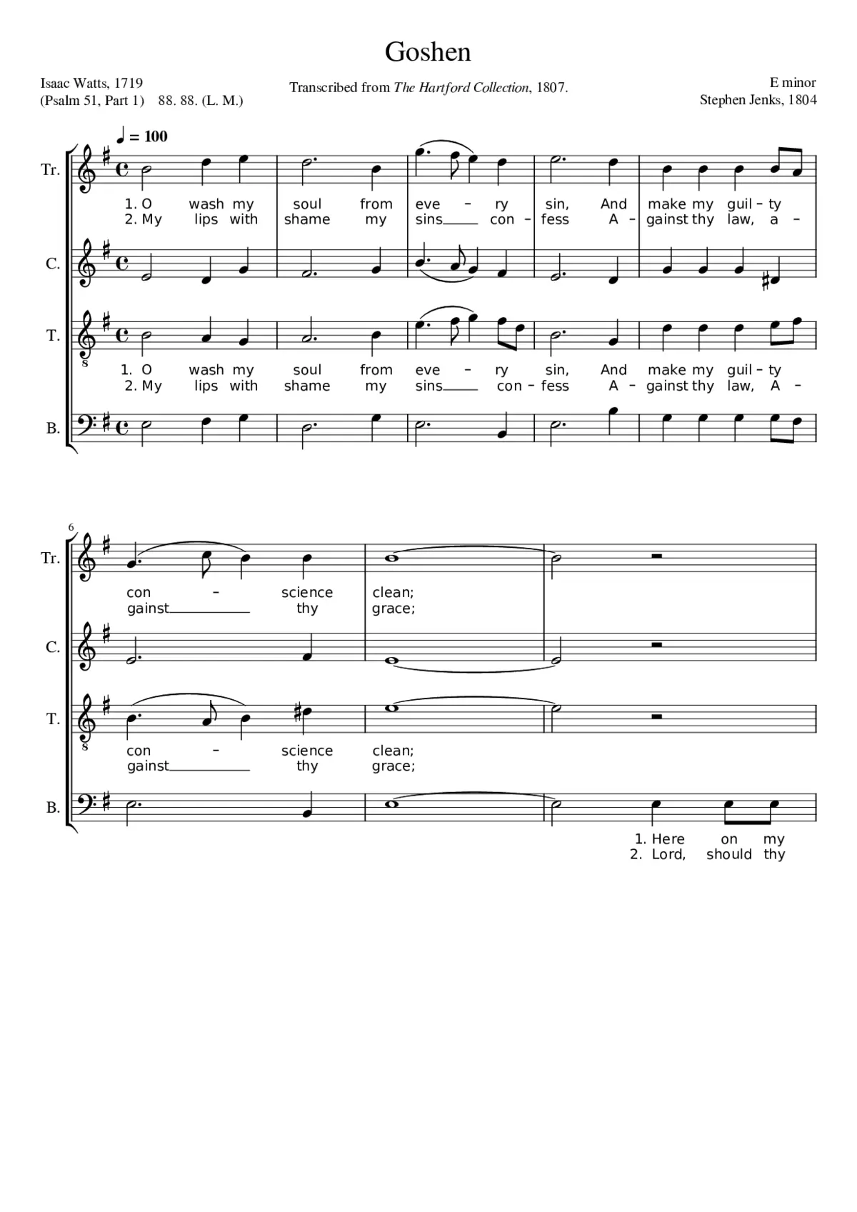 Goshen - Page 1