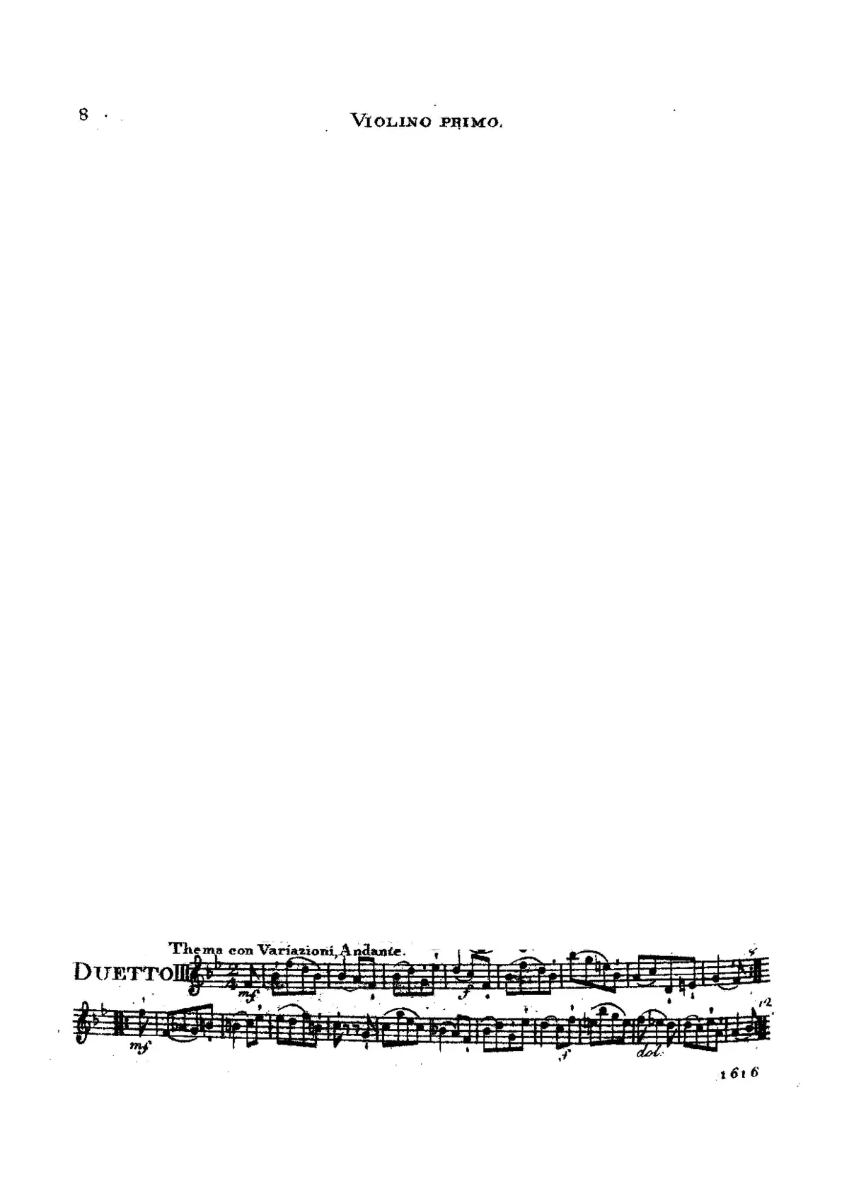 String Duo in B-flat major - Page 1