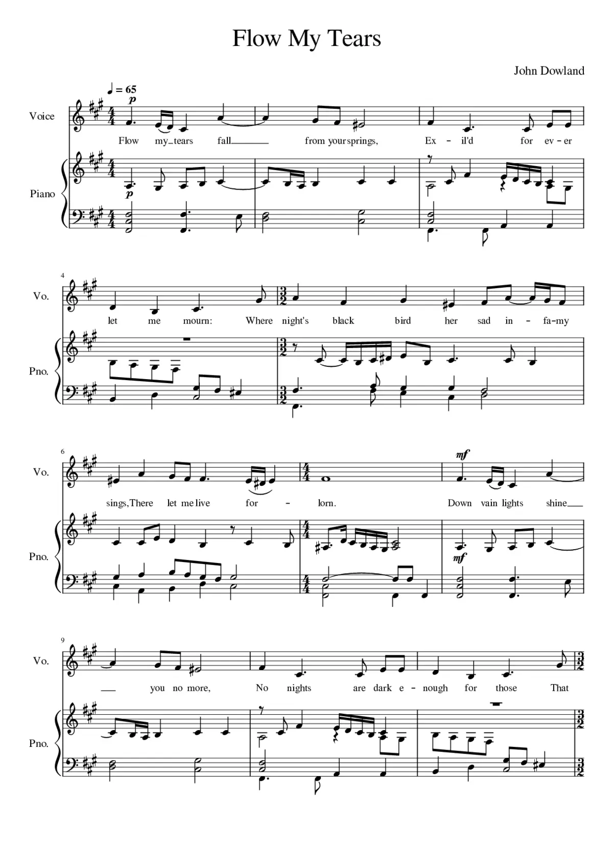 flow my tears - Page 1