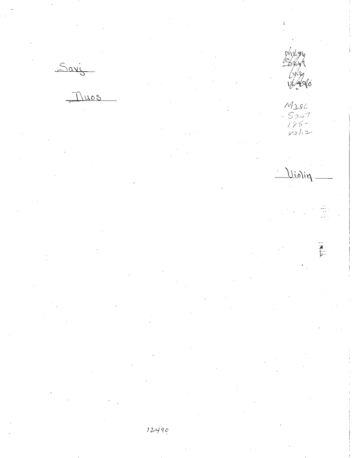 12 duetti et un capriccio concertanti per violino e contrabasso - Page 1