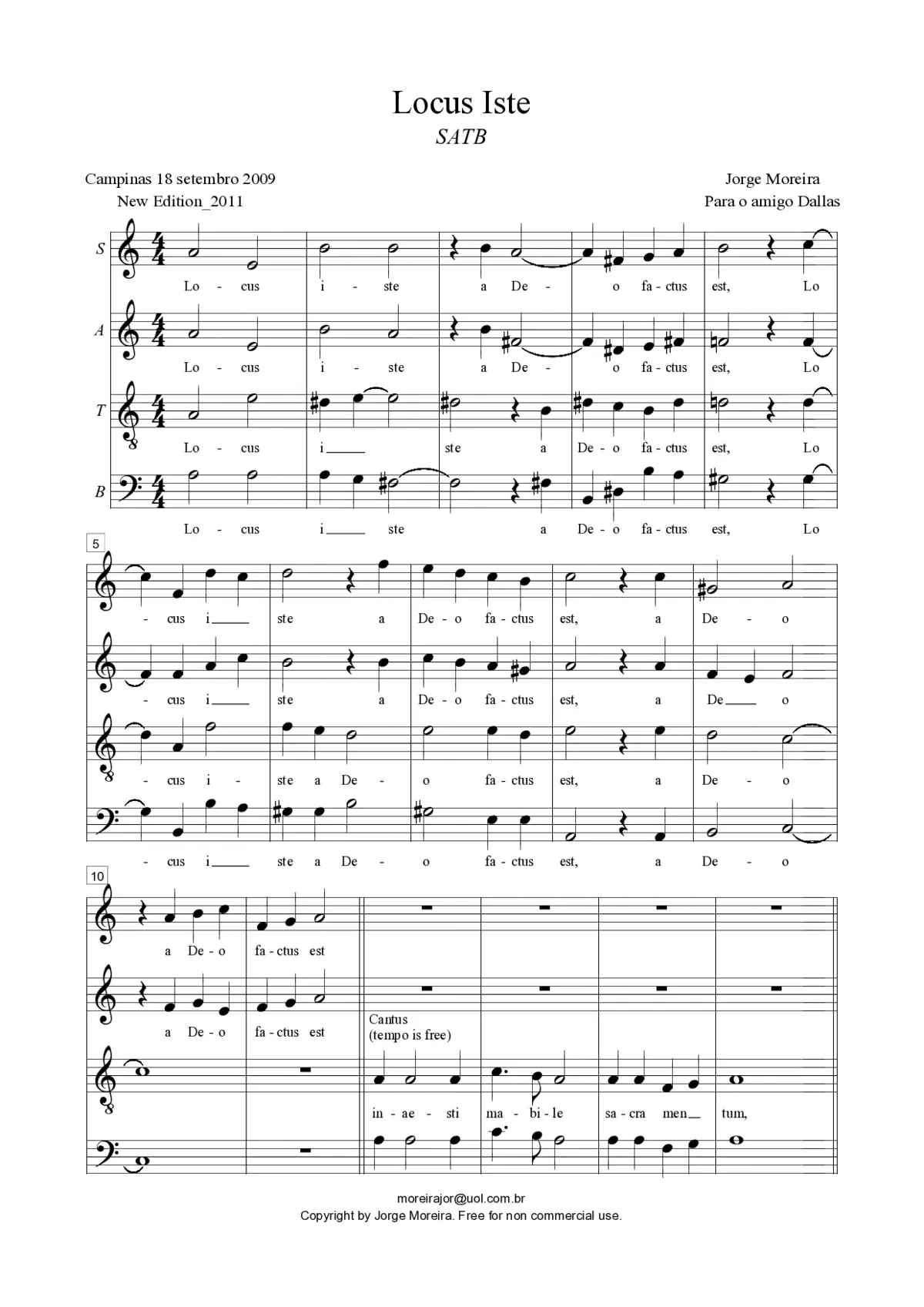 Locus Iste - Page 1