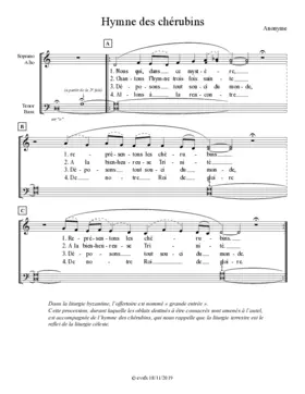 Hymne des chérubins