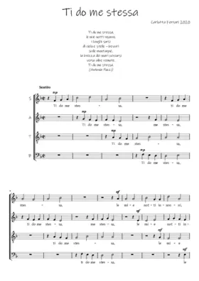 Ti do me stessa