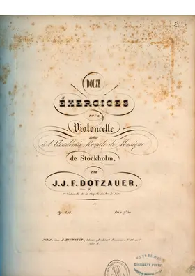 12 Exercises for Cello