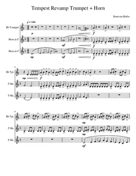 Tempest Revamp Trumpet + Horn