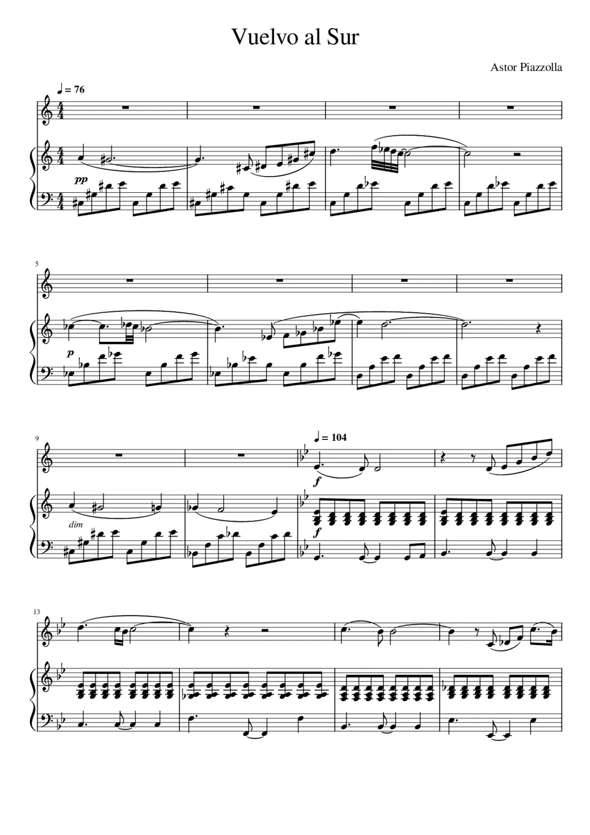 Vuelvo Al Sur - Page 1
