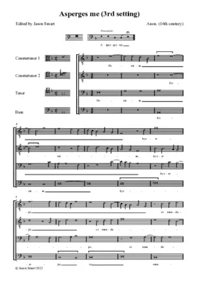 Asperges me (Gyffard Partbooks, 3rd setting)