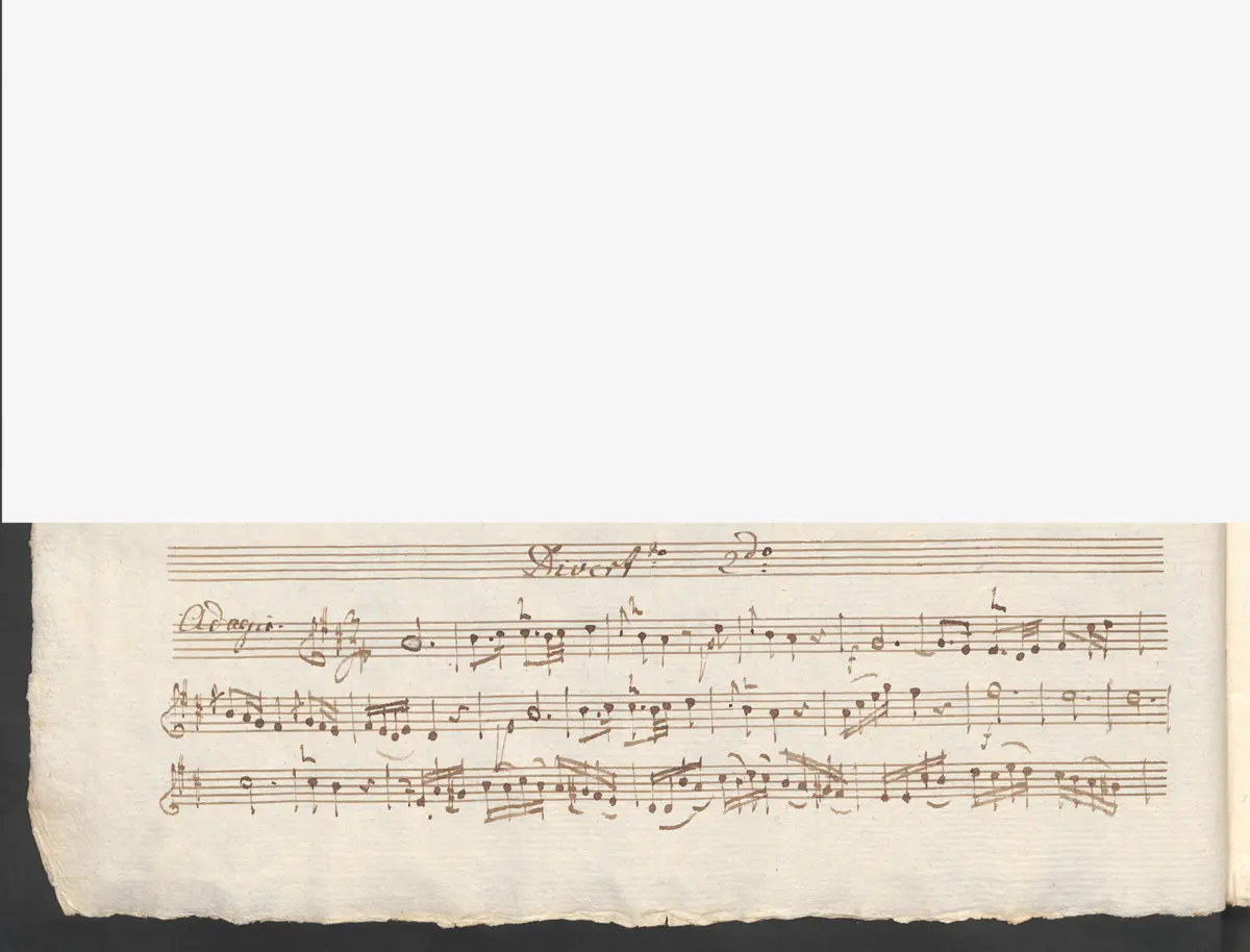 Baryton Trio in D major - Page 1
