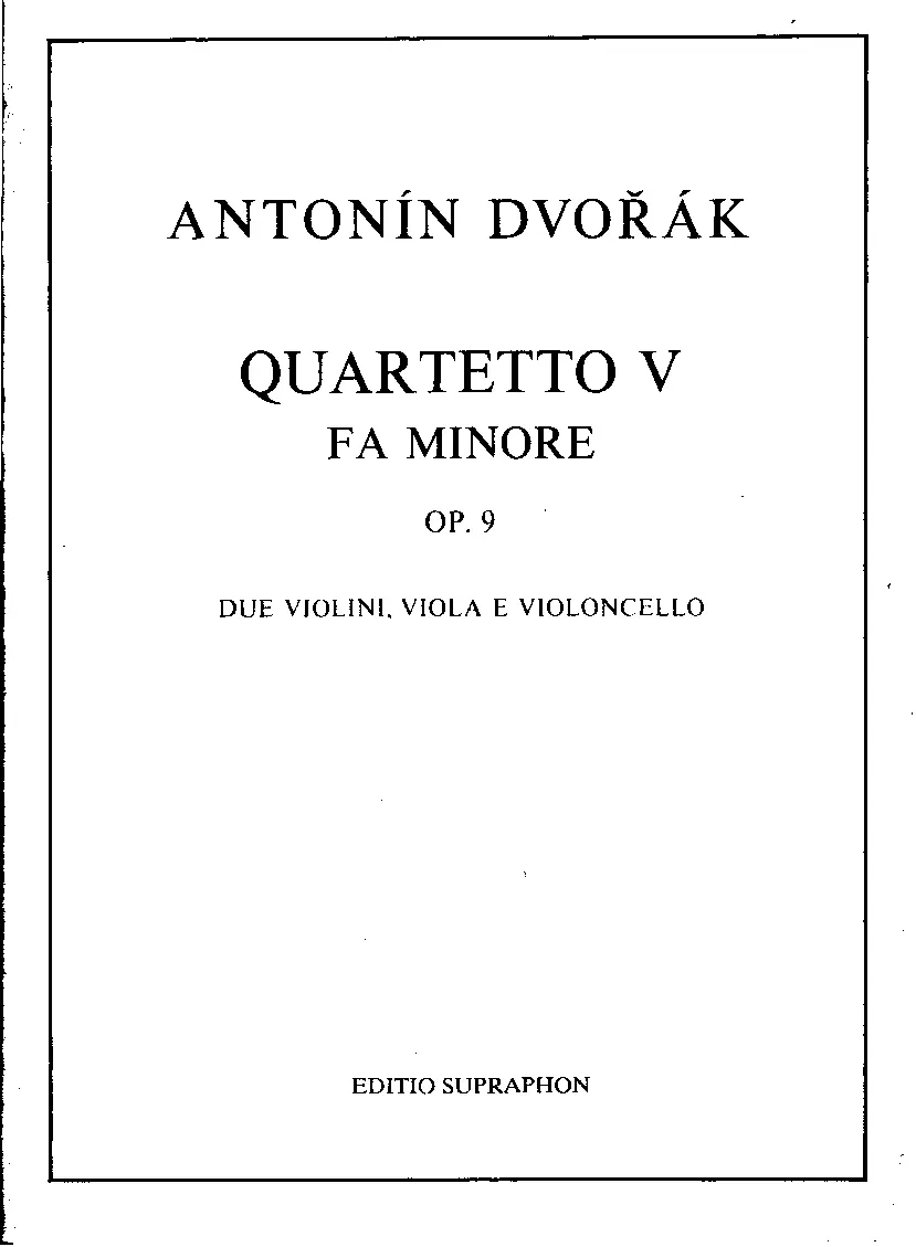 String Quartet No.5 - Page 1