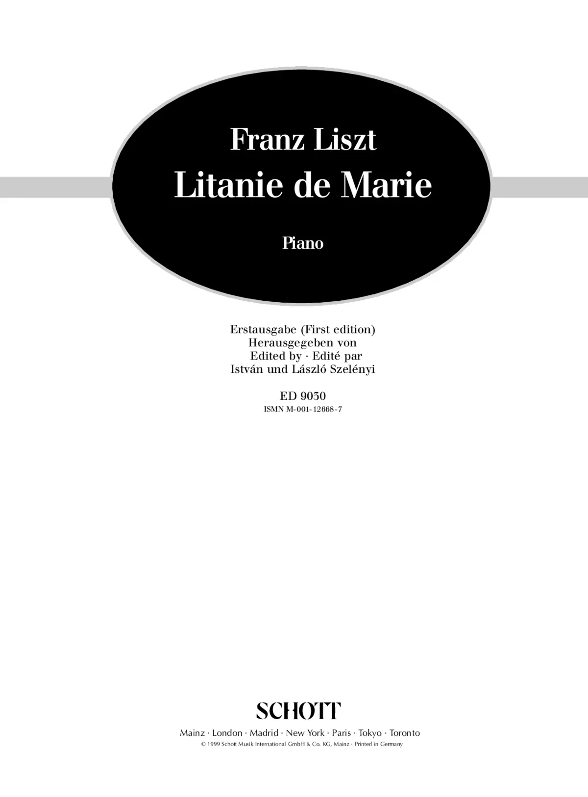 Litanie de Marie - Page 1