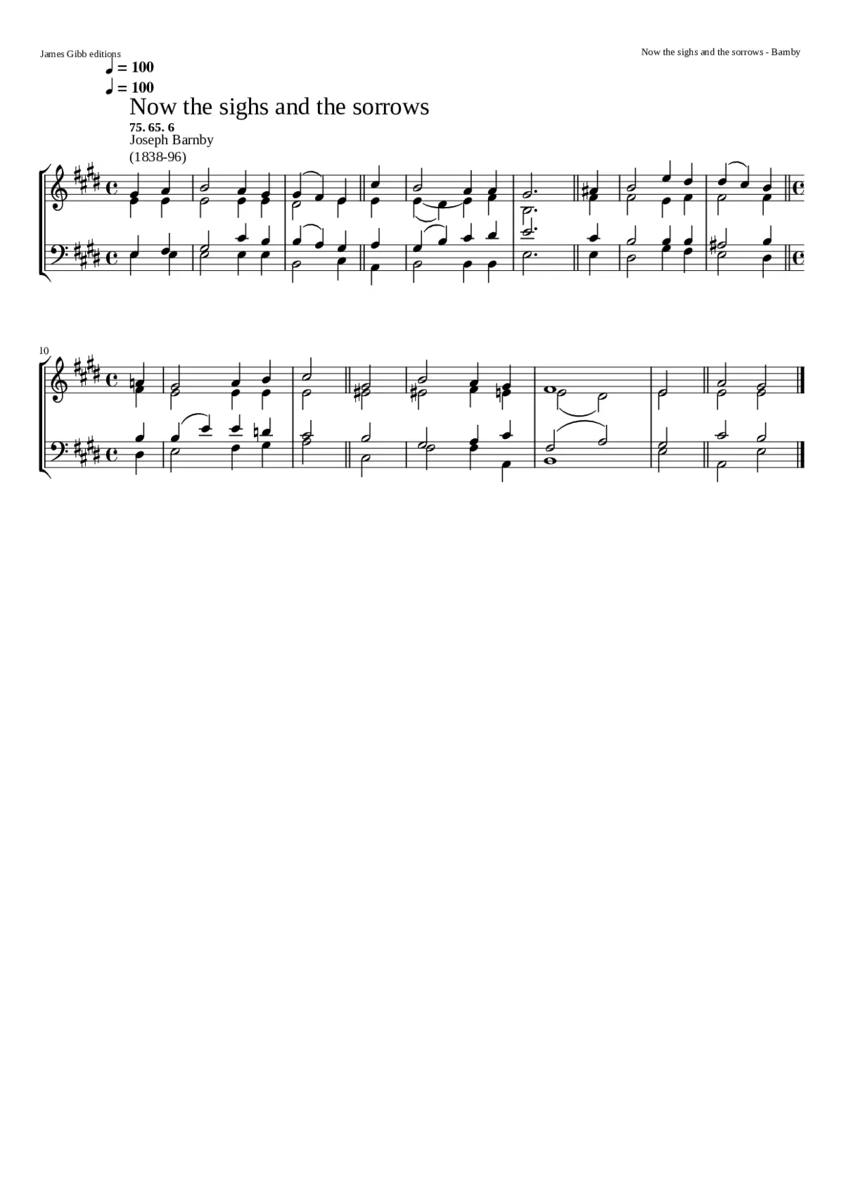 Now the sighs and the sorrows - Page 1