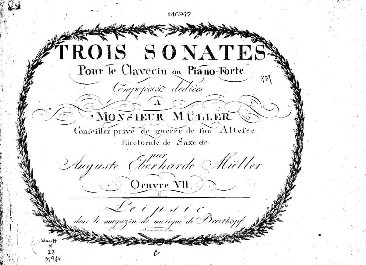 3 Keyboard Sonatas - Page 1