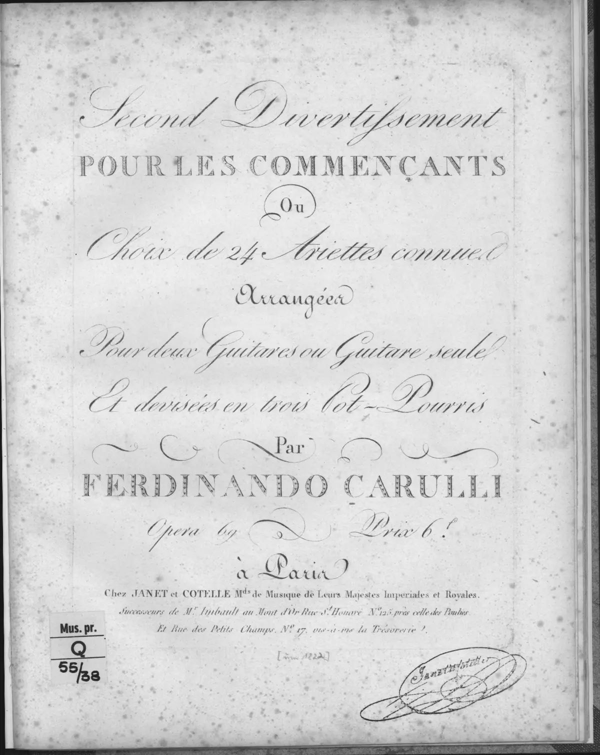 Second Divertissement - Page 1