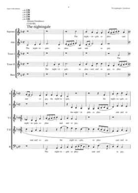 The Nightingale so pleasant and so gay / Le Rossignol plaisant et gratieux