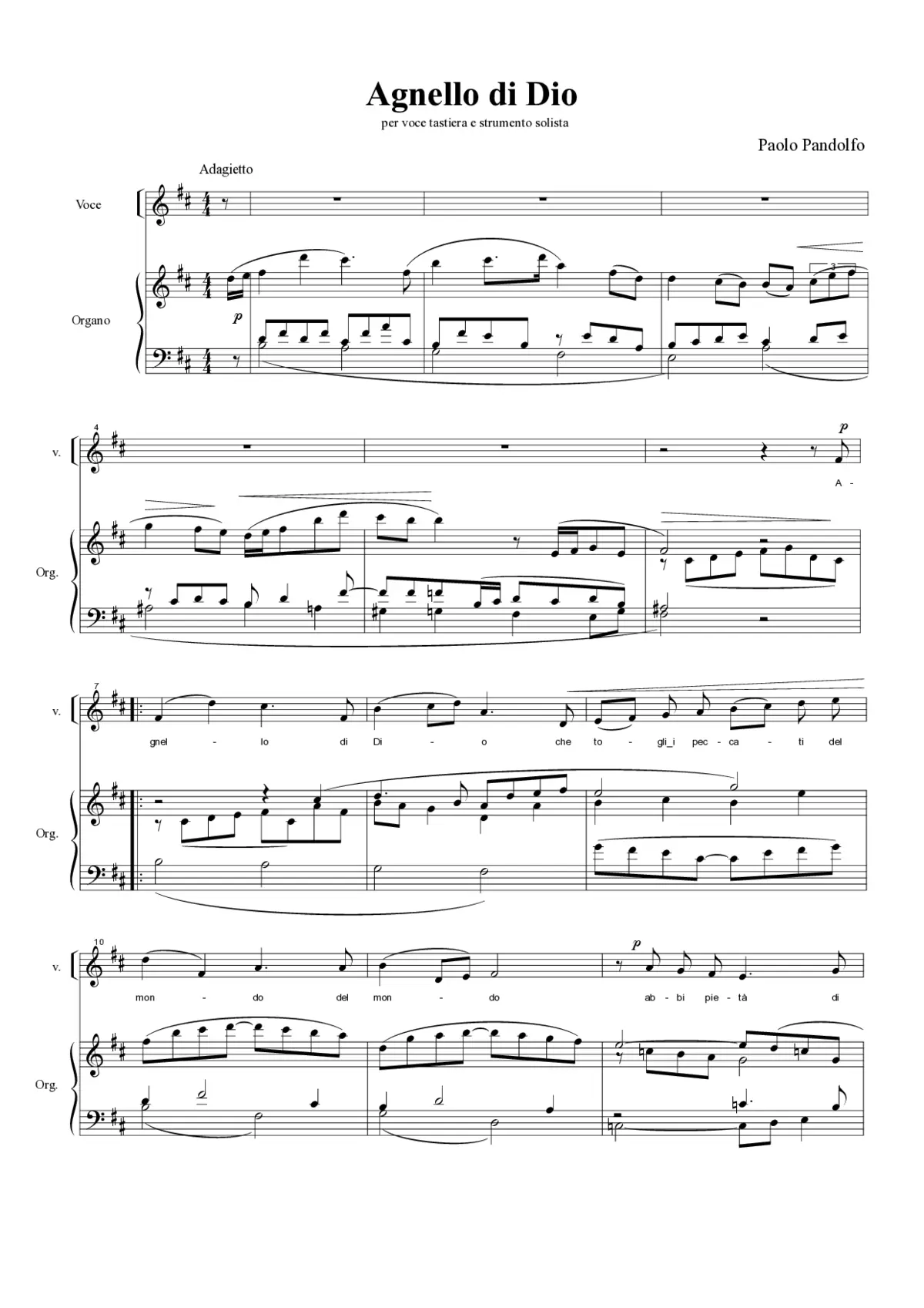 Agnello di Dio II - Page 1