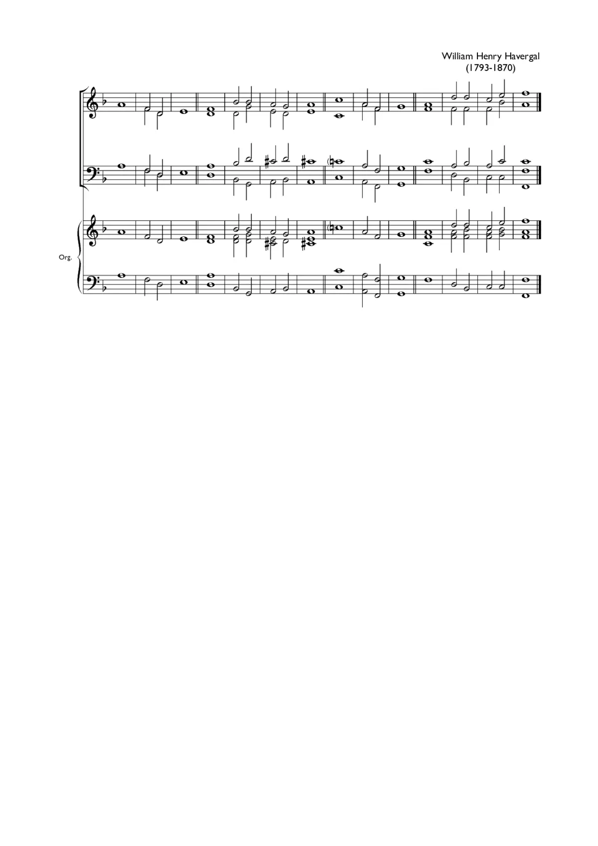 Double chant in F major I - Page 1