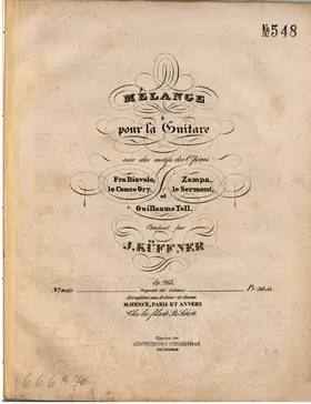 Mélange pour la Guitar