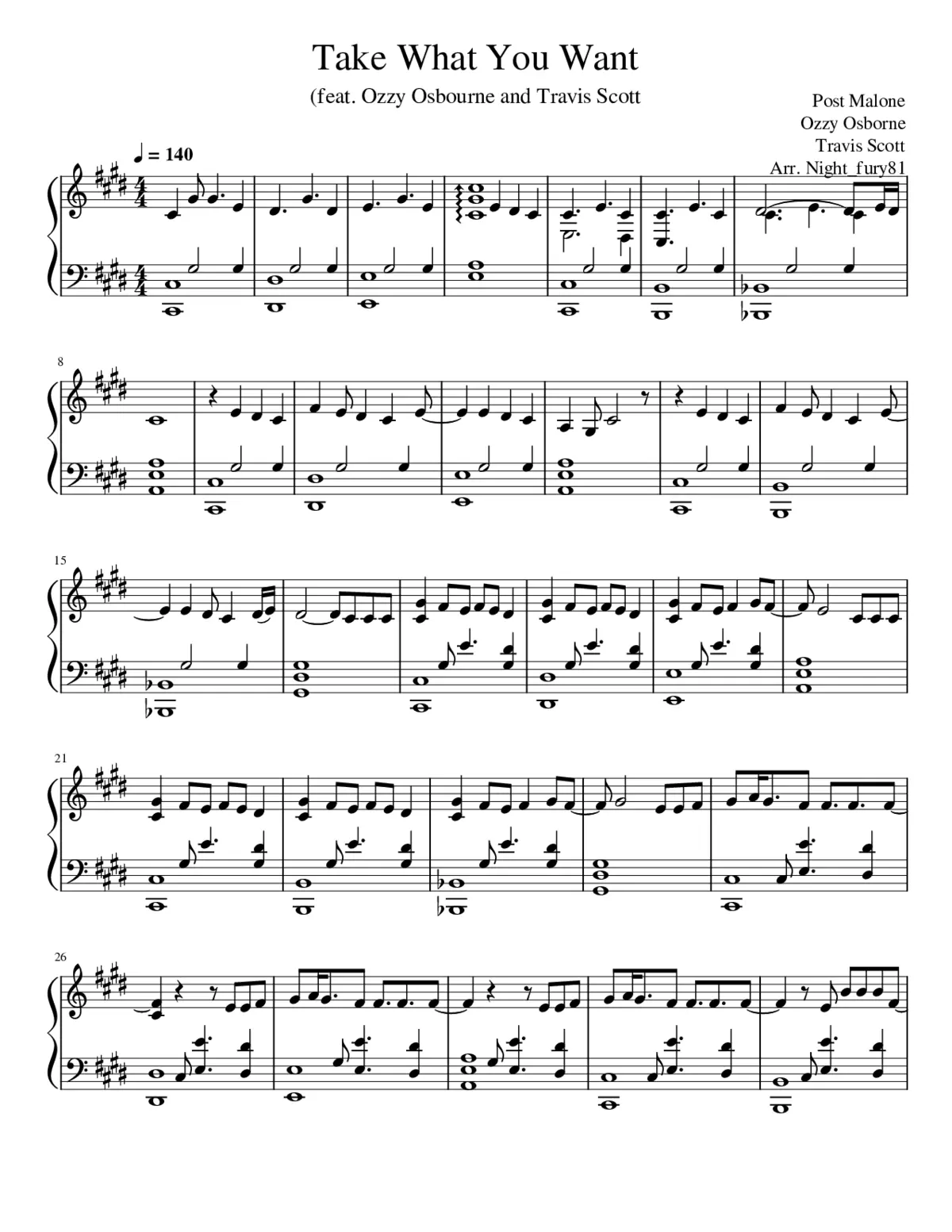 take what you want - Page 1