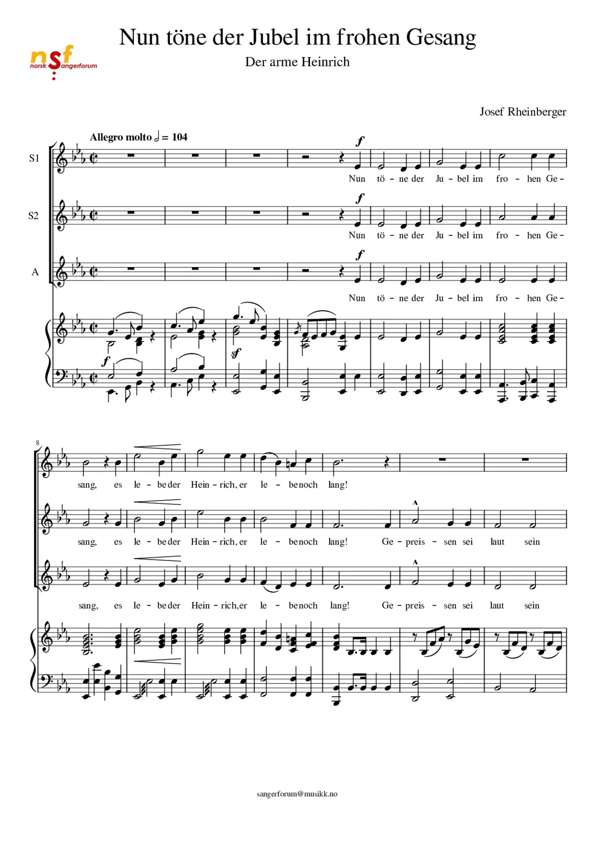 Der arme Heinrich - Page 1