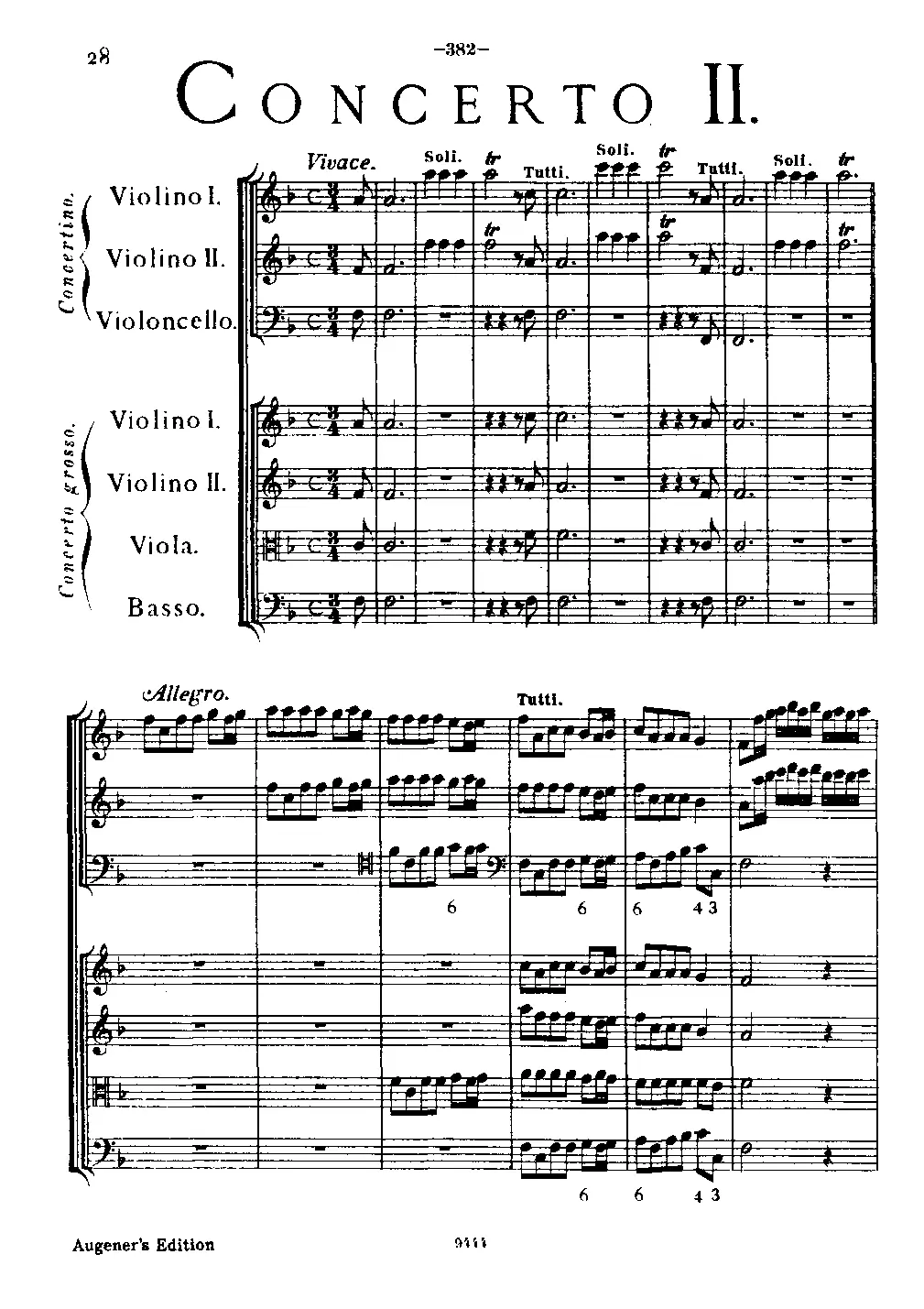Concerto grosso in F major - Page 1
