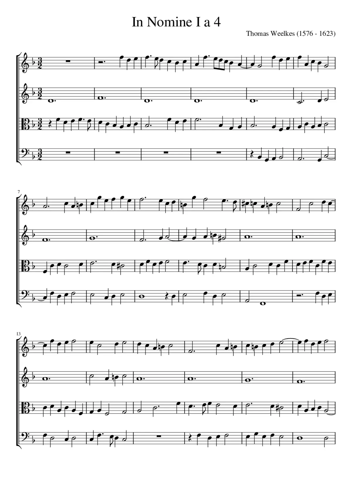 In Nomine I a 4 - Page 1