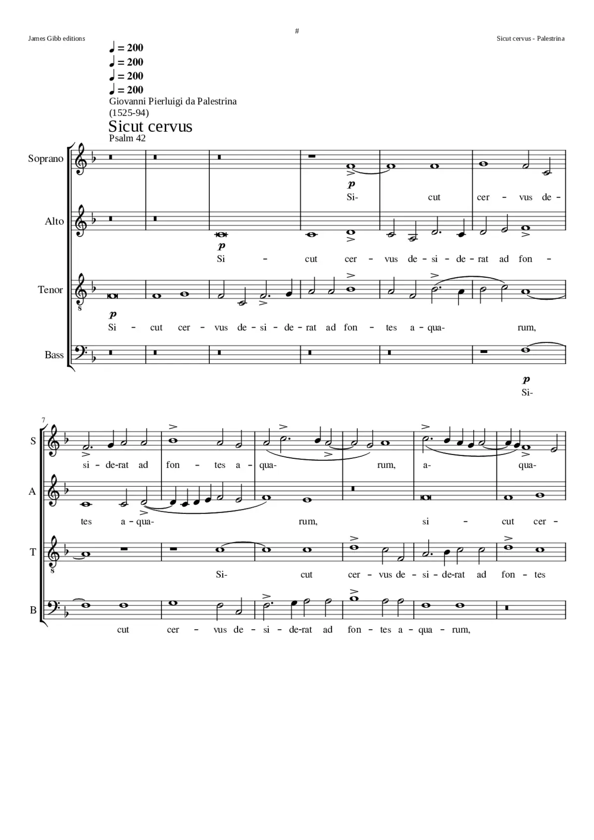 Sicut cervus - Page 1