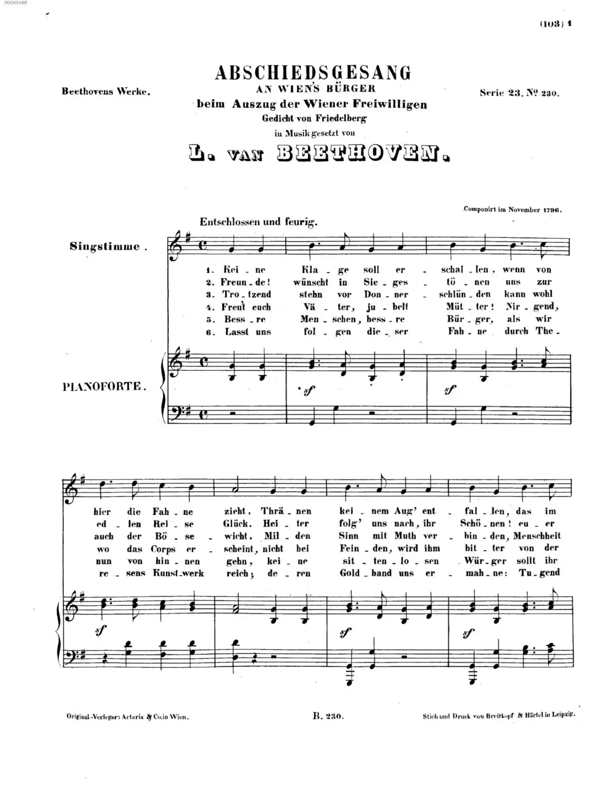 Abschiedsgesang an Wiens Bürger - Page 1